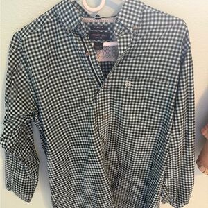 Ariat Men's Black and White Checkered Shirt